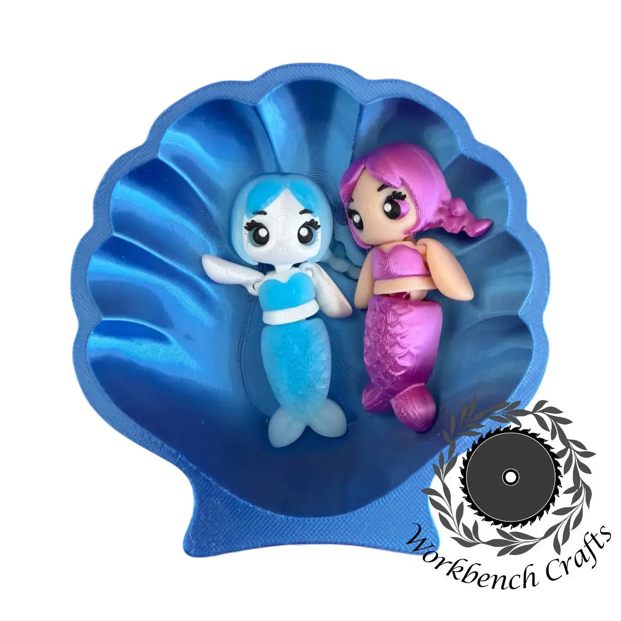 2 Mermaids and Shell - Workbench Crafts