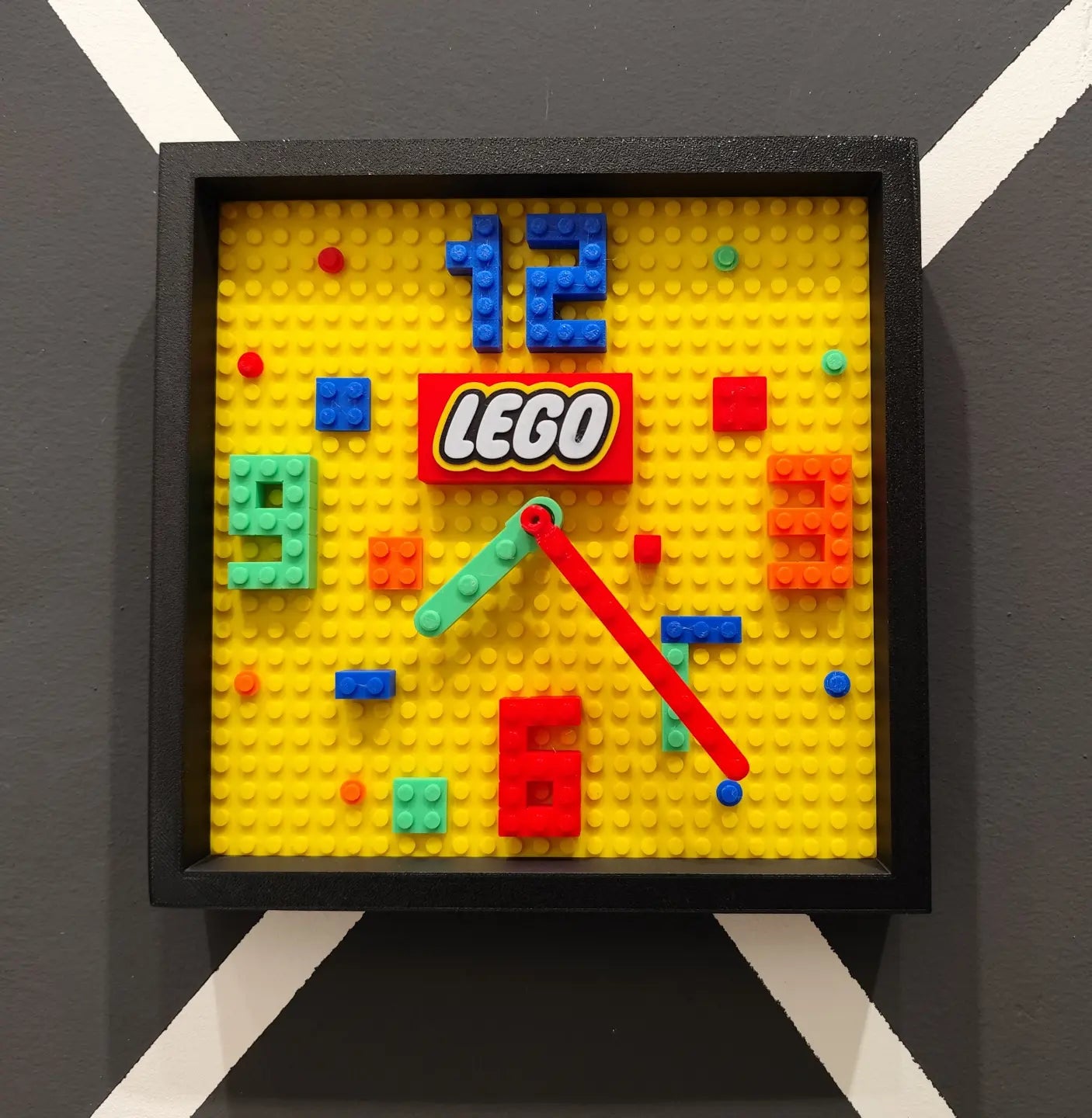 Lego Wall Clock Workbench Crafts