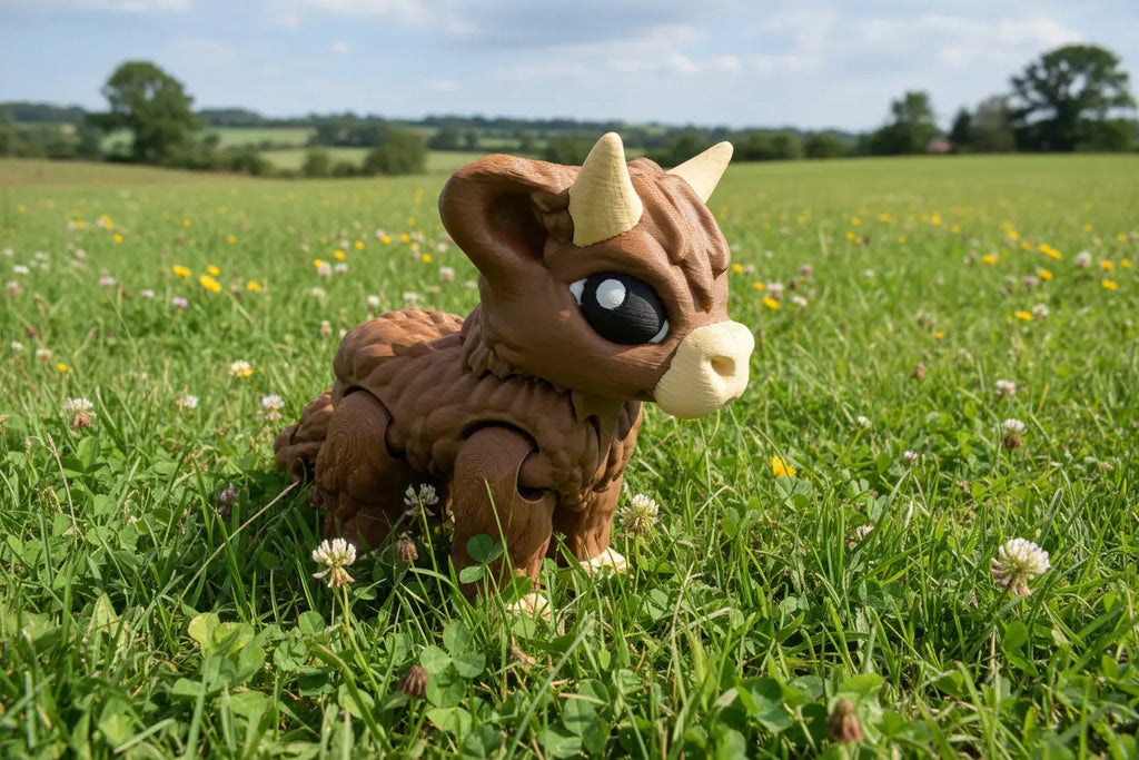 Highland Cow Workbench Crafts
