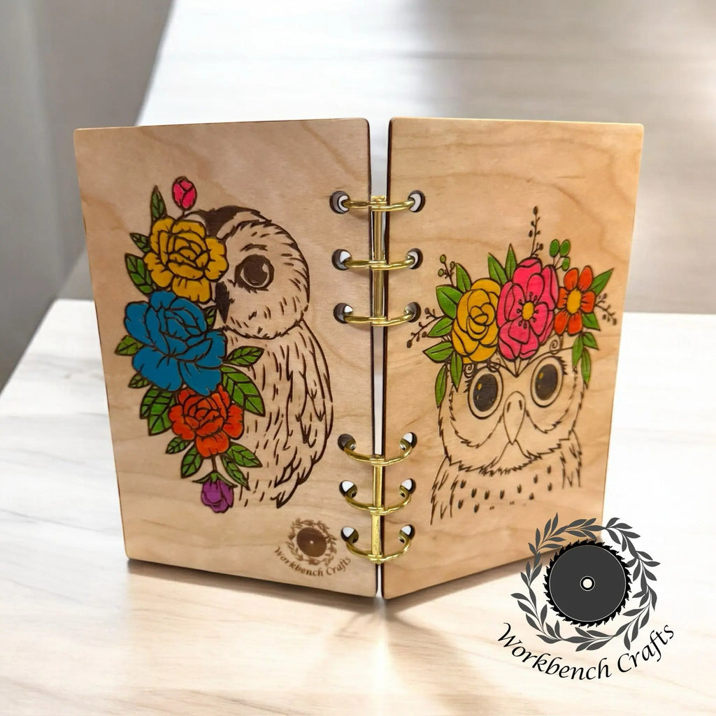 Wooden Journal/Notebook-Customizable Workbench Crafts
