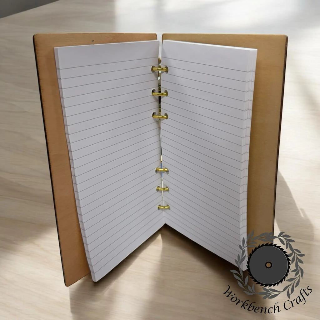 Wooden Journal/Notebook-Customizable Workbench Crafts