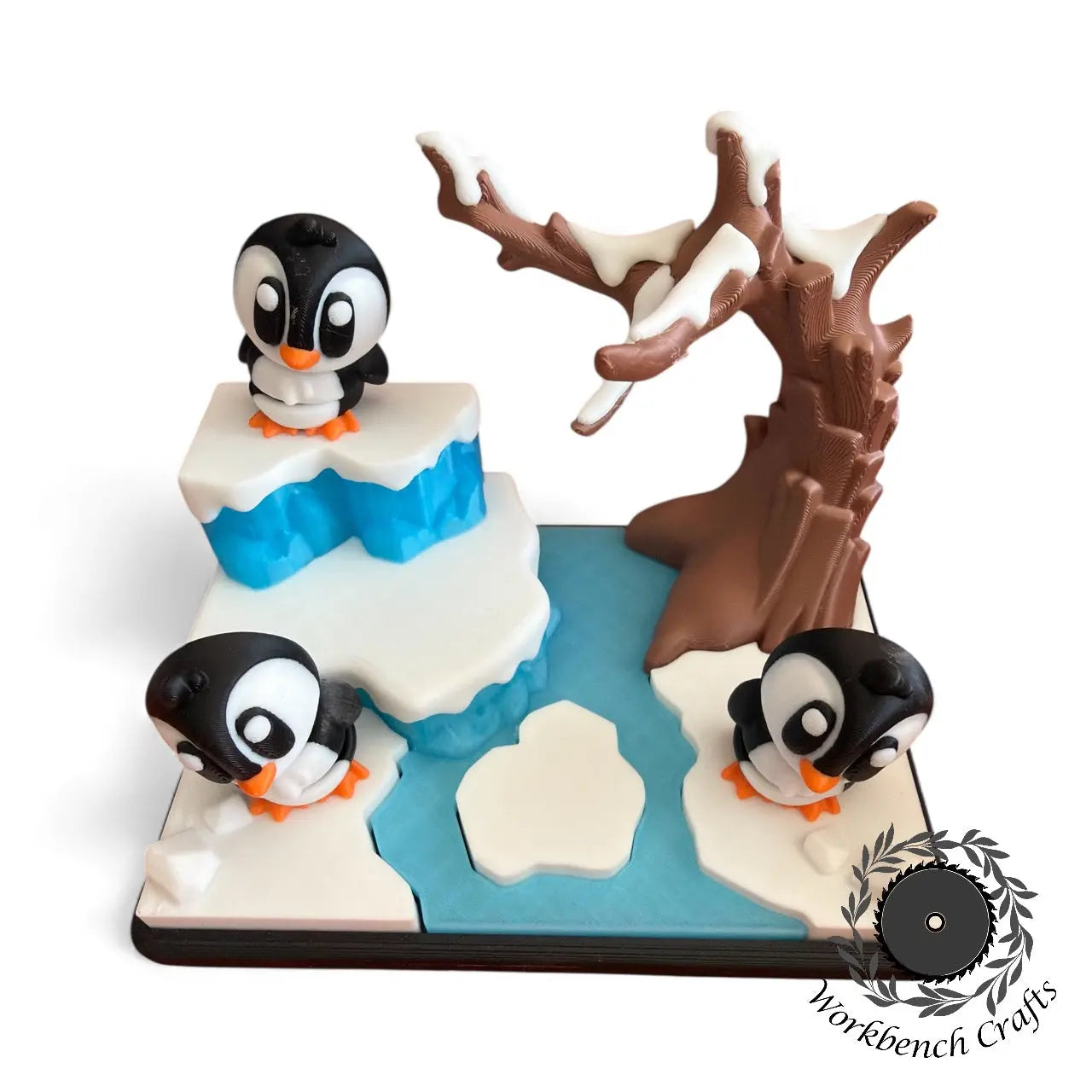 Penguin on Ice Workbench Crafts