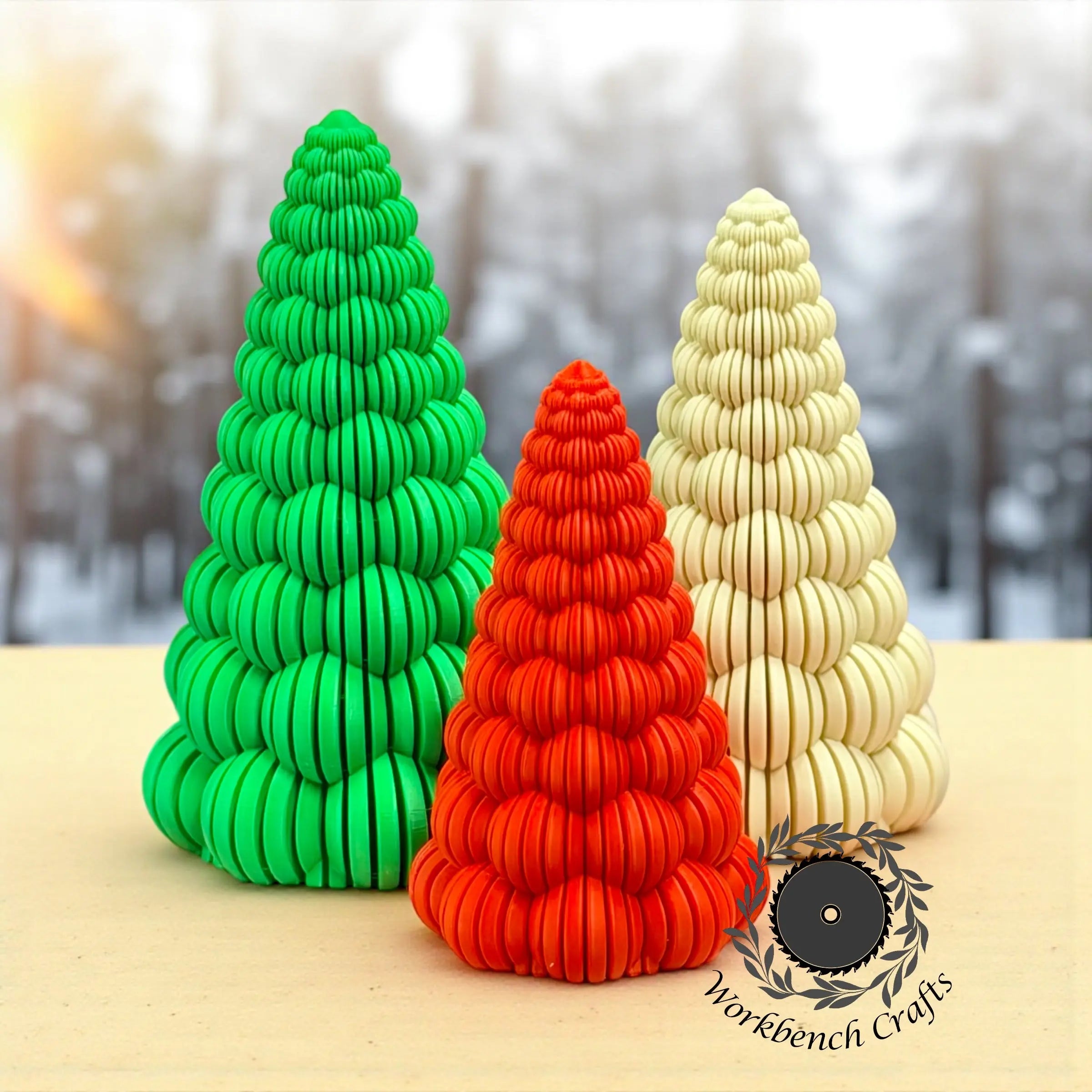 Tealight Christmas Tree Workbench Crafts