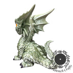 Gold Eye Green Dragon Workbench Crafts