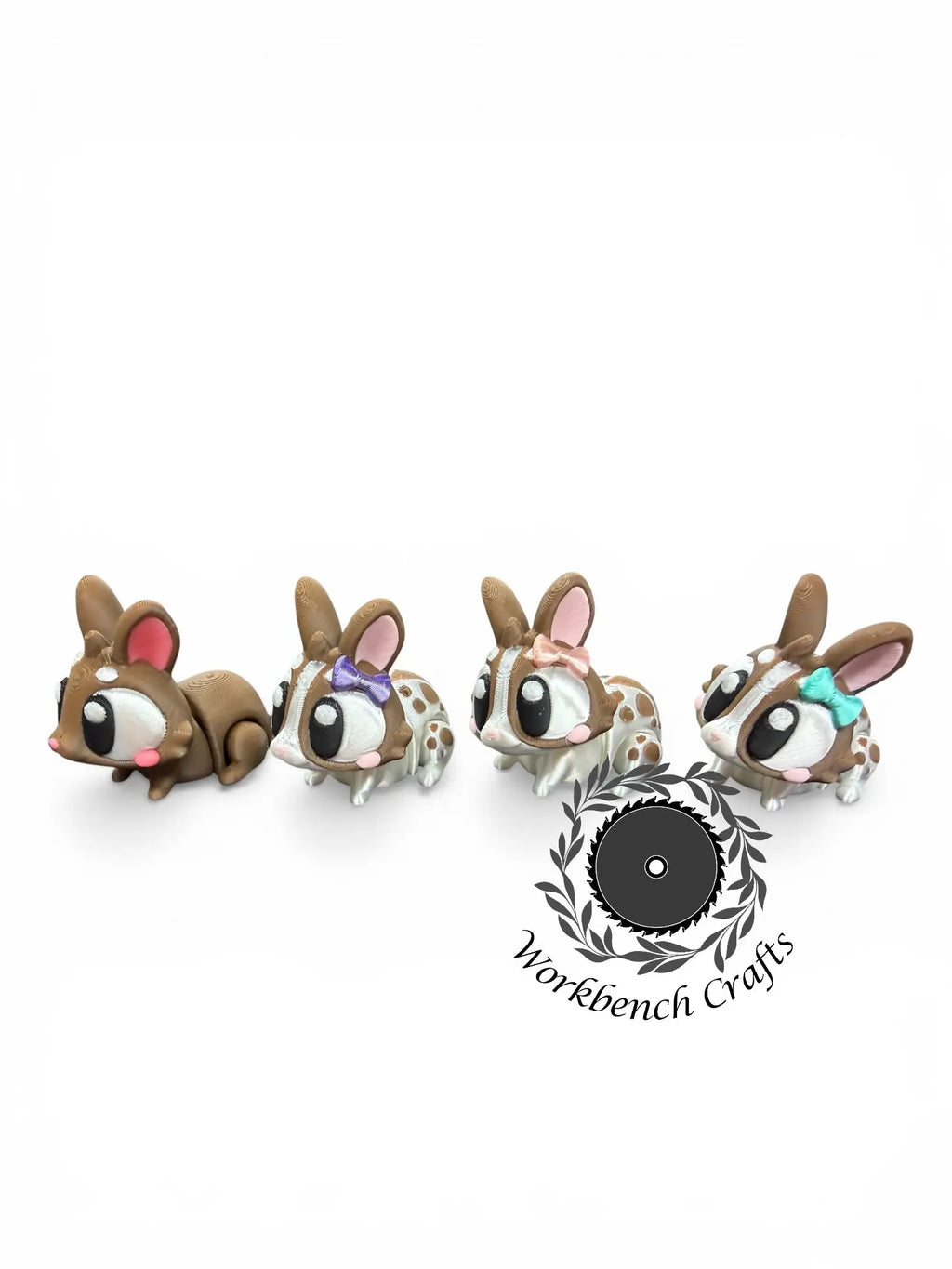 Easter Basket and 2 Bunnies Workbench Crafts