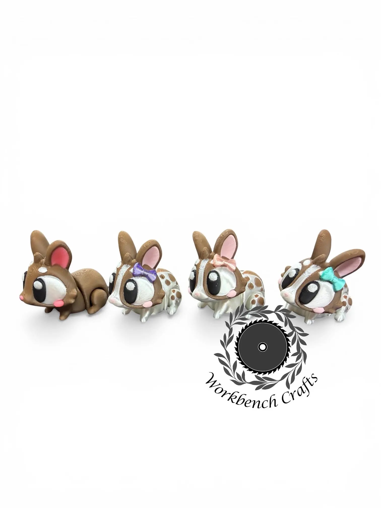 Easter Basket and 2 Bunnies Workbench Crafts