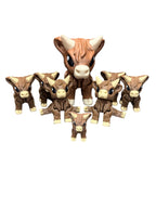 Highland Cow Workbench Crafts