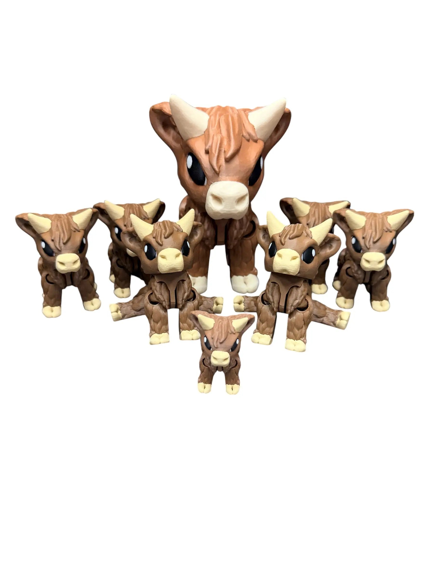 Highland Cow Workbench Crafts