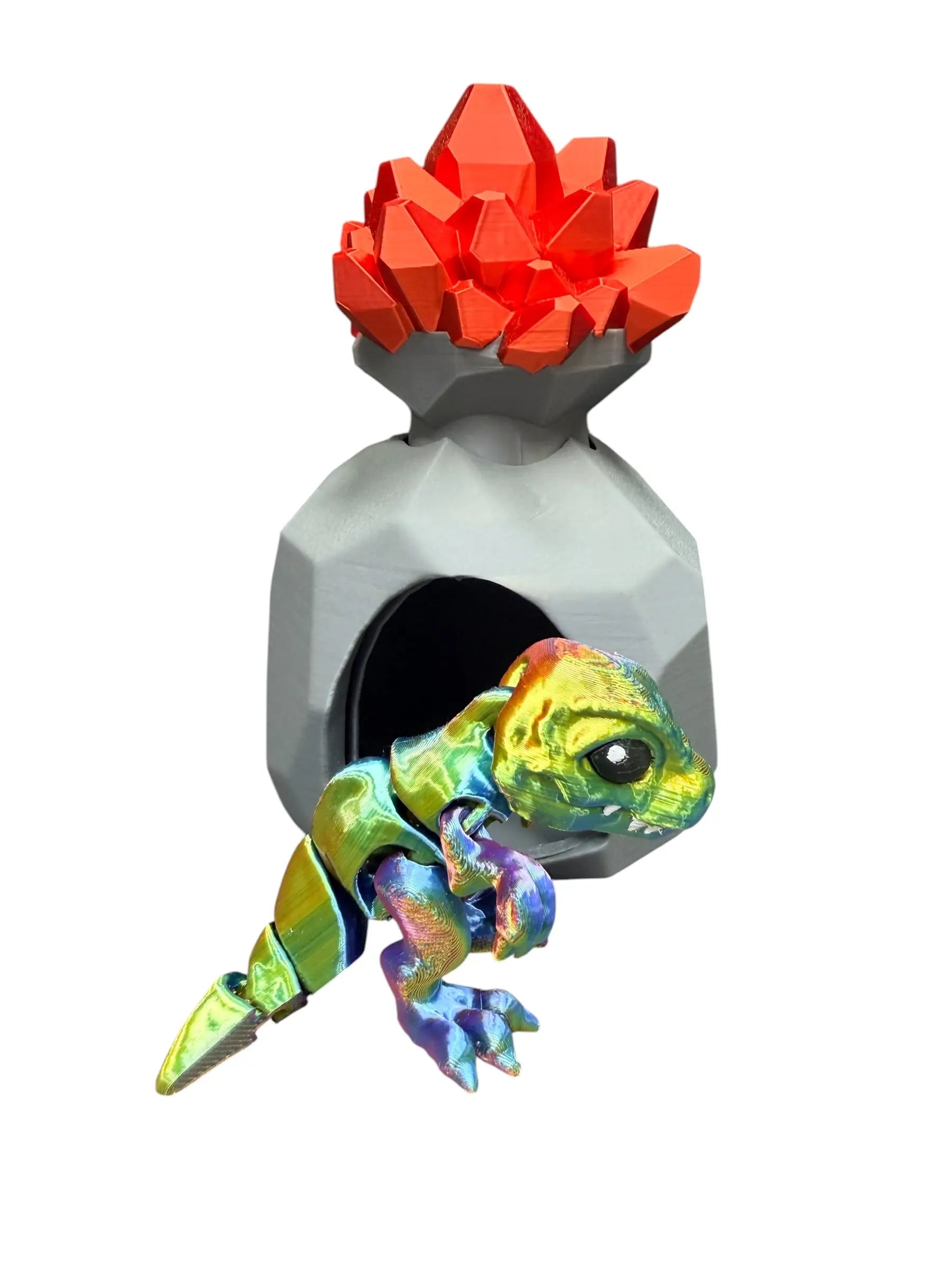 Crystal Cave with Dinosaur Print N Play