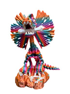 Skeleton Dilophosaurus with Stand Workbench Crafts