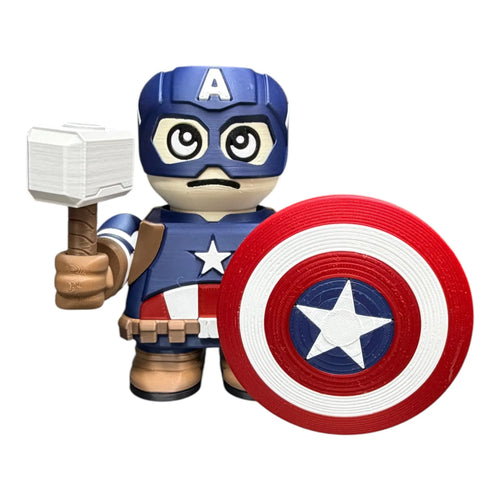 Captain Americhunk - Action Figure Workbench Crafts