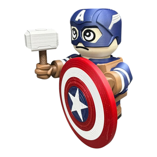Captain Americhunk - Action Figure Workbench Crafts