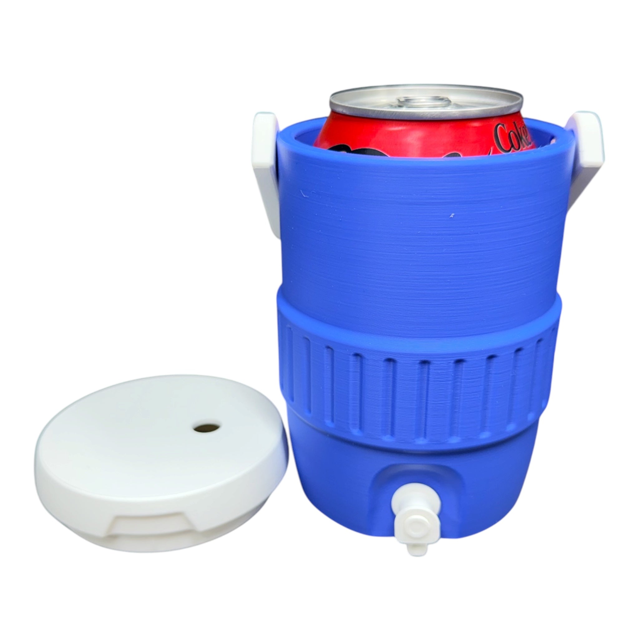 Cooler-style can holder for 12oz soda Cans