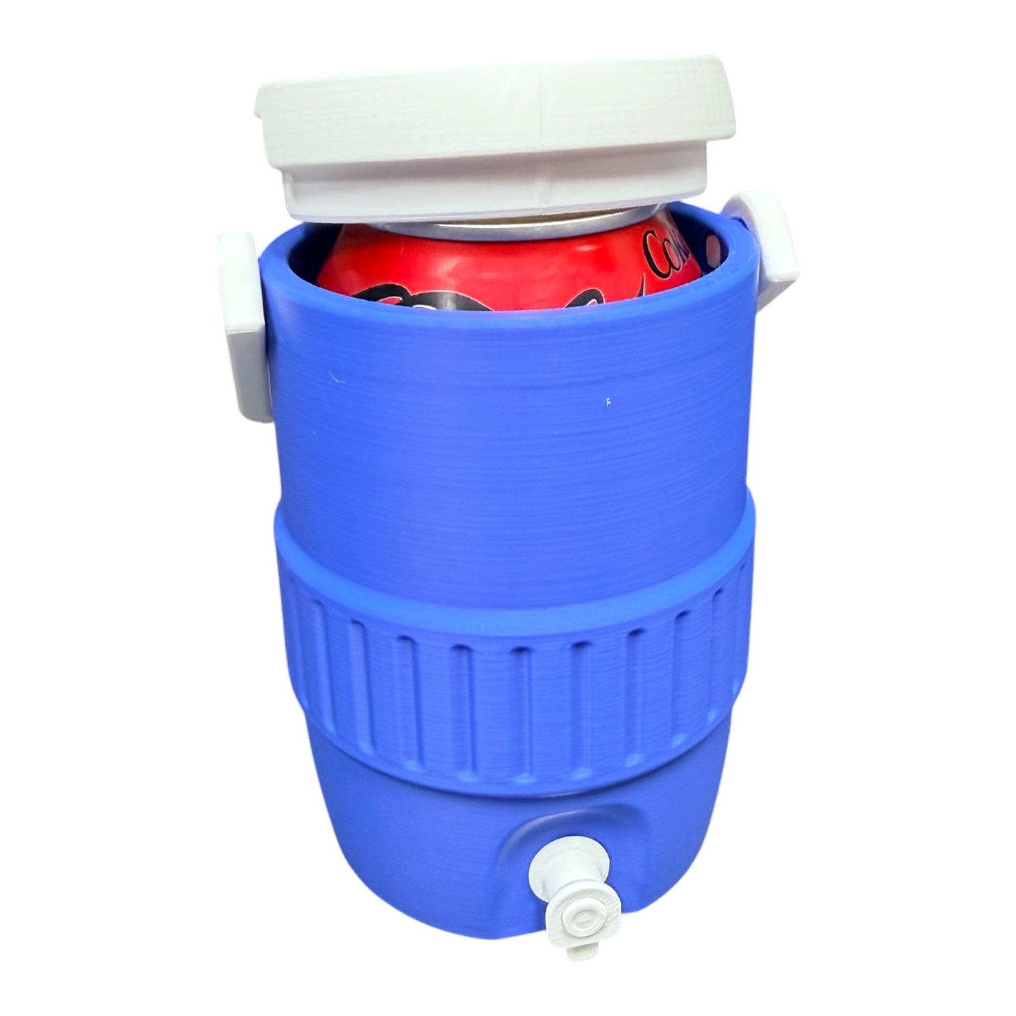 Cooler-style can holder for 12oz soda Cans