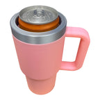 Tumbler-style can holder/tumbler-style koozie for 12oz Skinny Cans