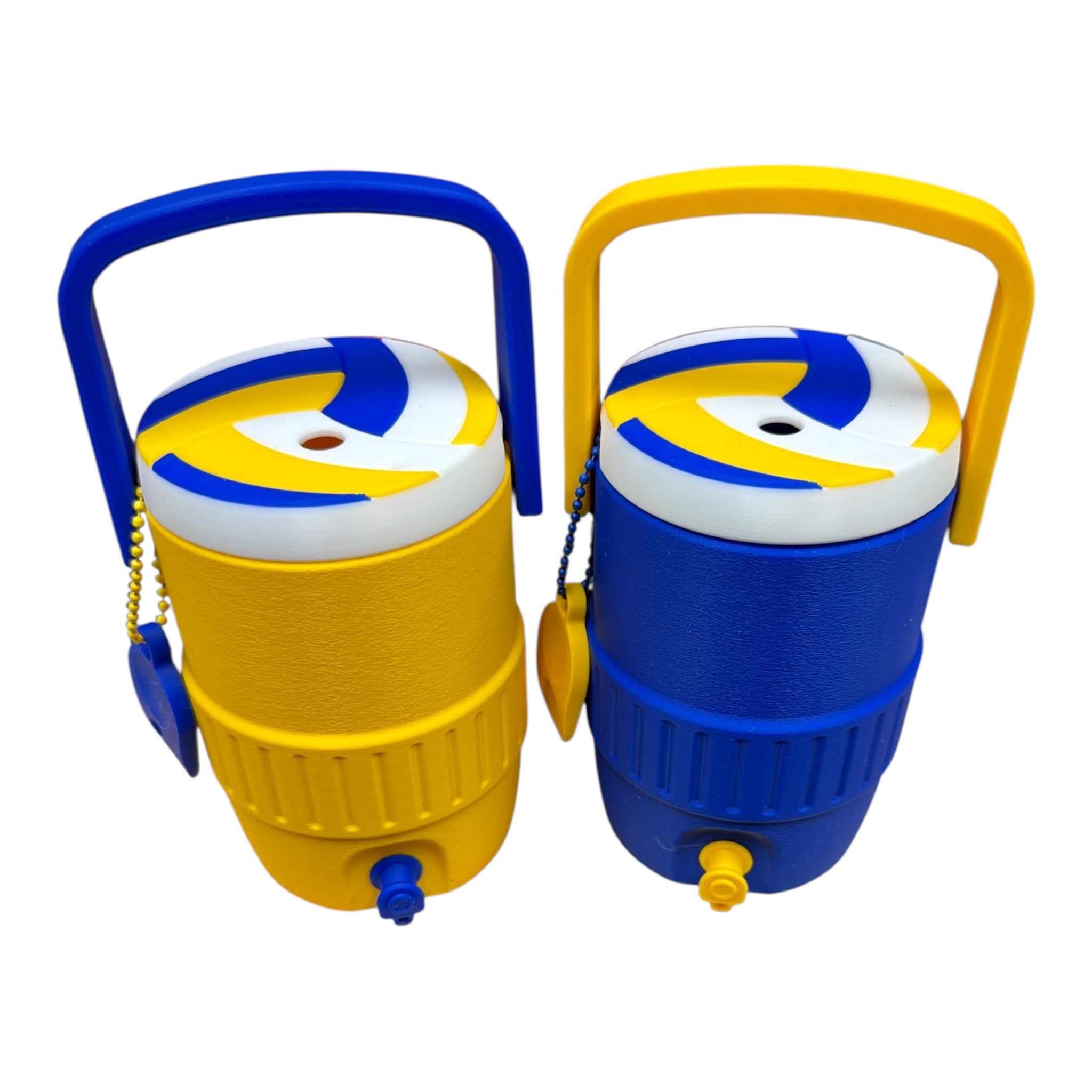 Volleyball themed cooler-style can holder for 12oz soda Cans