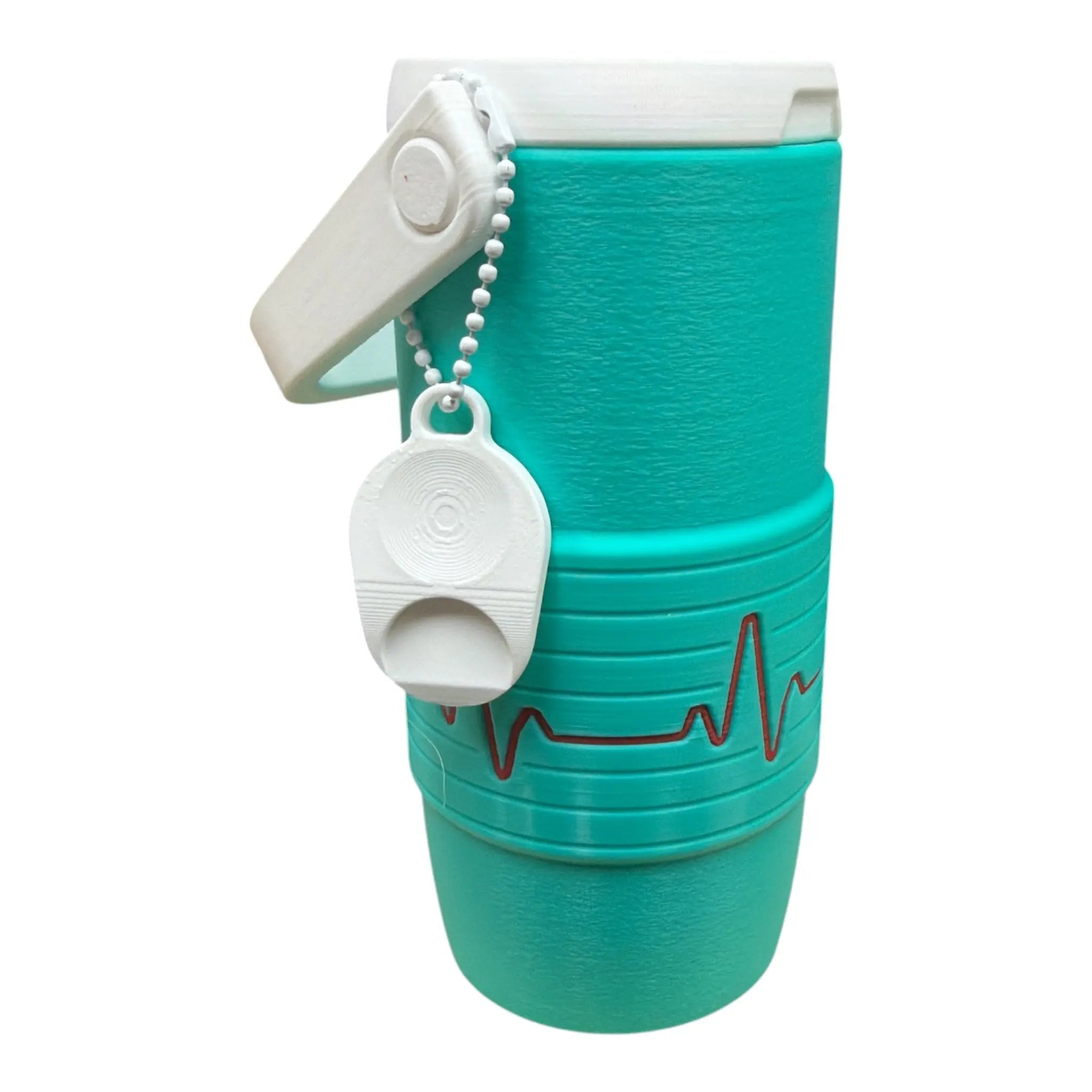 Nurse Edition EKG cooler-style can holder for 12oz Skinny Cans Animul67