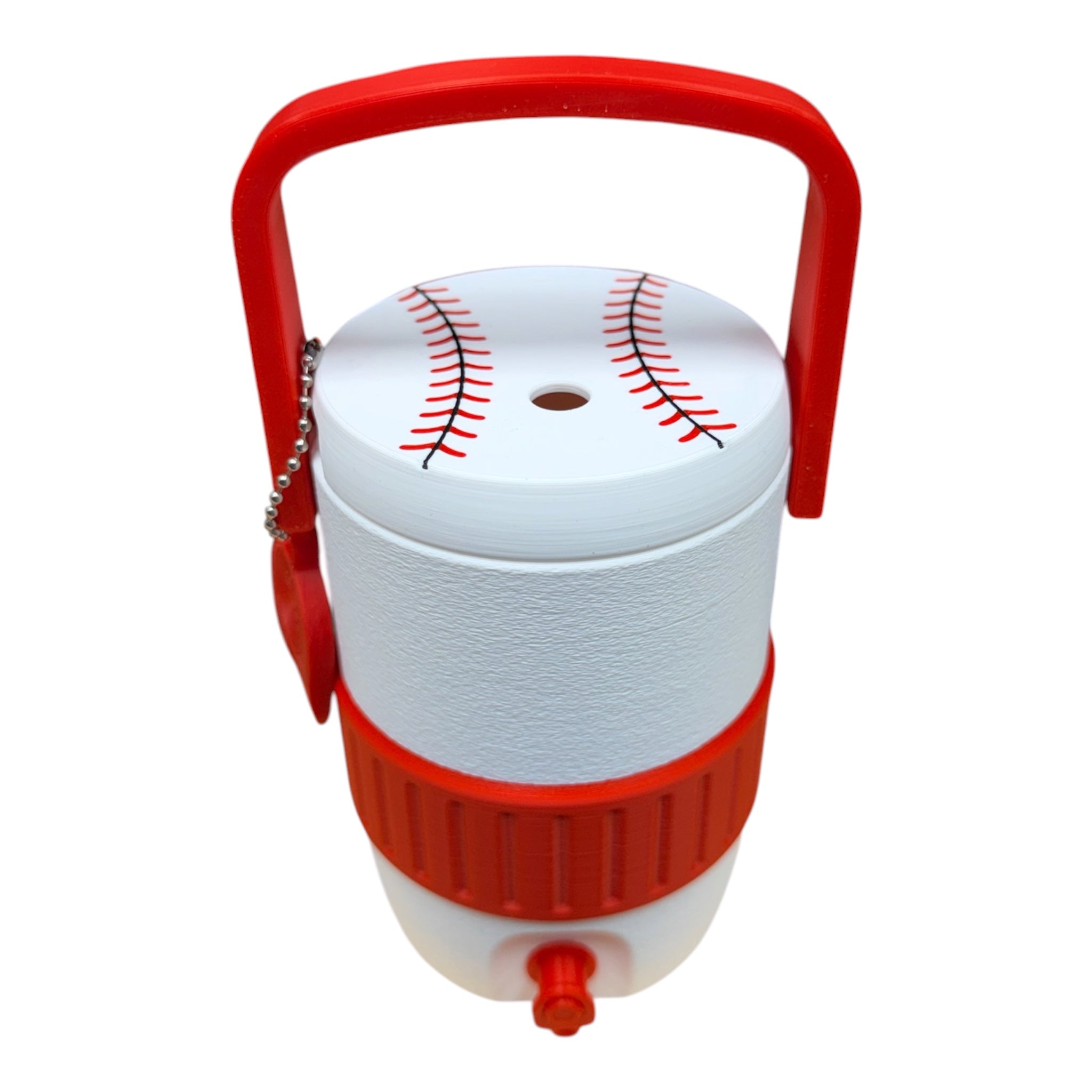 Baseball Themed Cooler-style can holder for 12oz soda Cans
