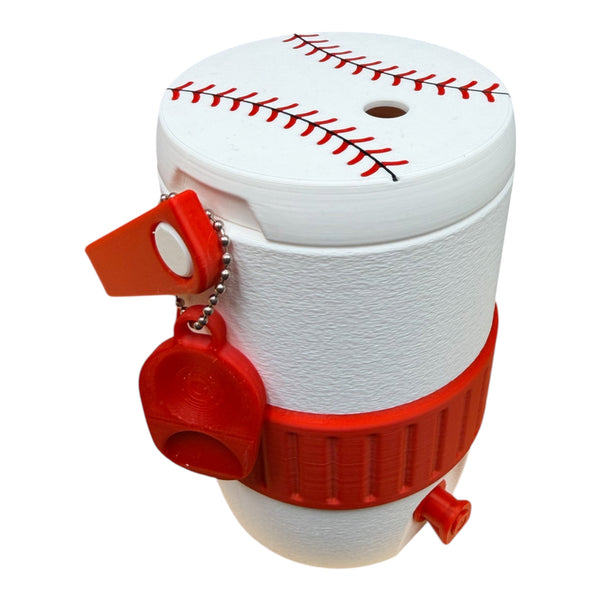 Baseball Themed Cooler-style can holder for 12oz soda Cans