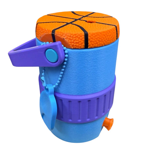 Charlotte Hornets Themed Cooler-style can holder for 12oz soda Cans Animul67