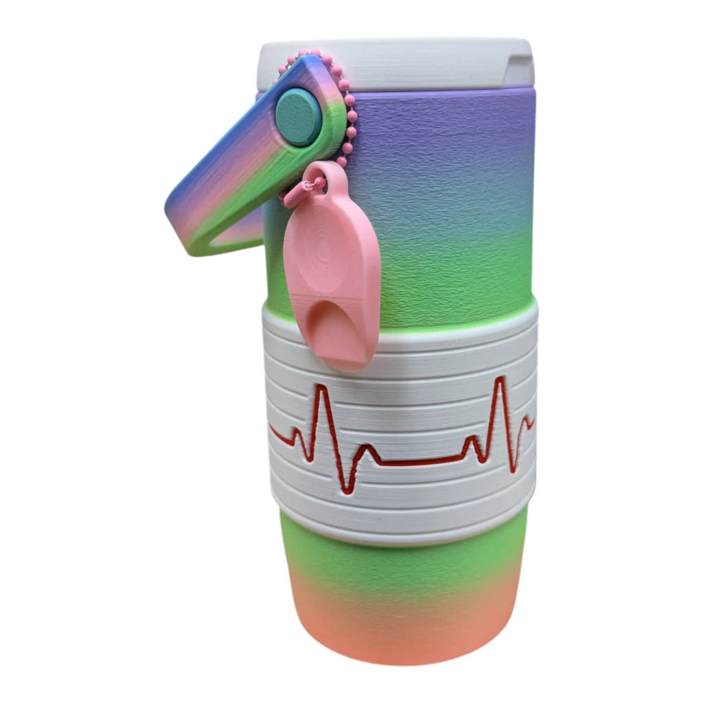 Nurse Edition EKG cooler-style can holder for 12oz Skinny Cans Animul67