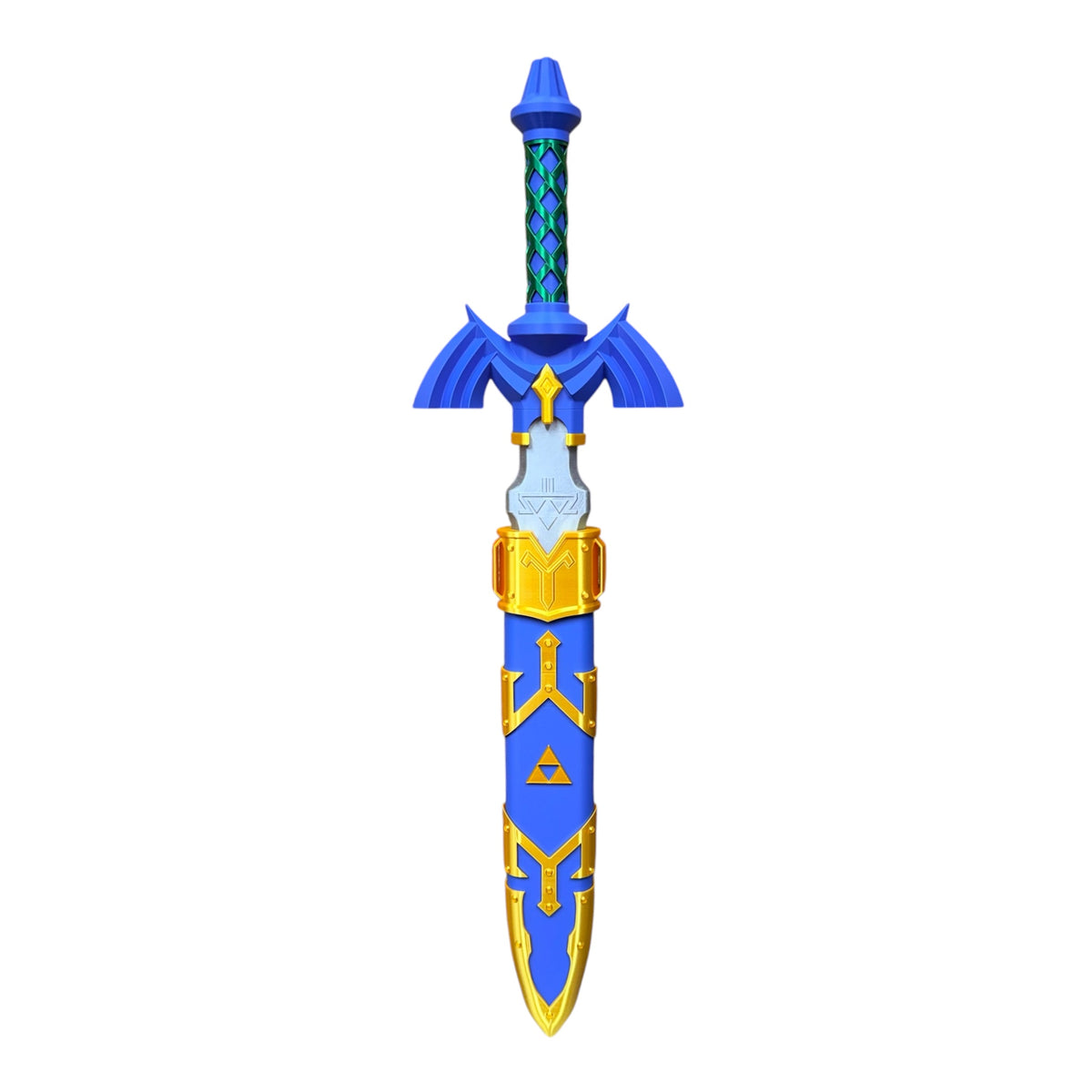Zelda Master Sword, Sheath and Hylian Shield Combo - Zelda Cosplay Prop Kit